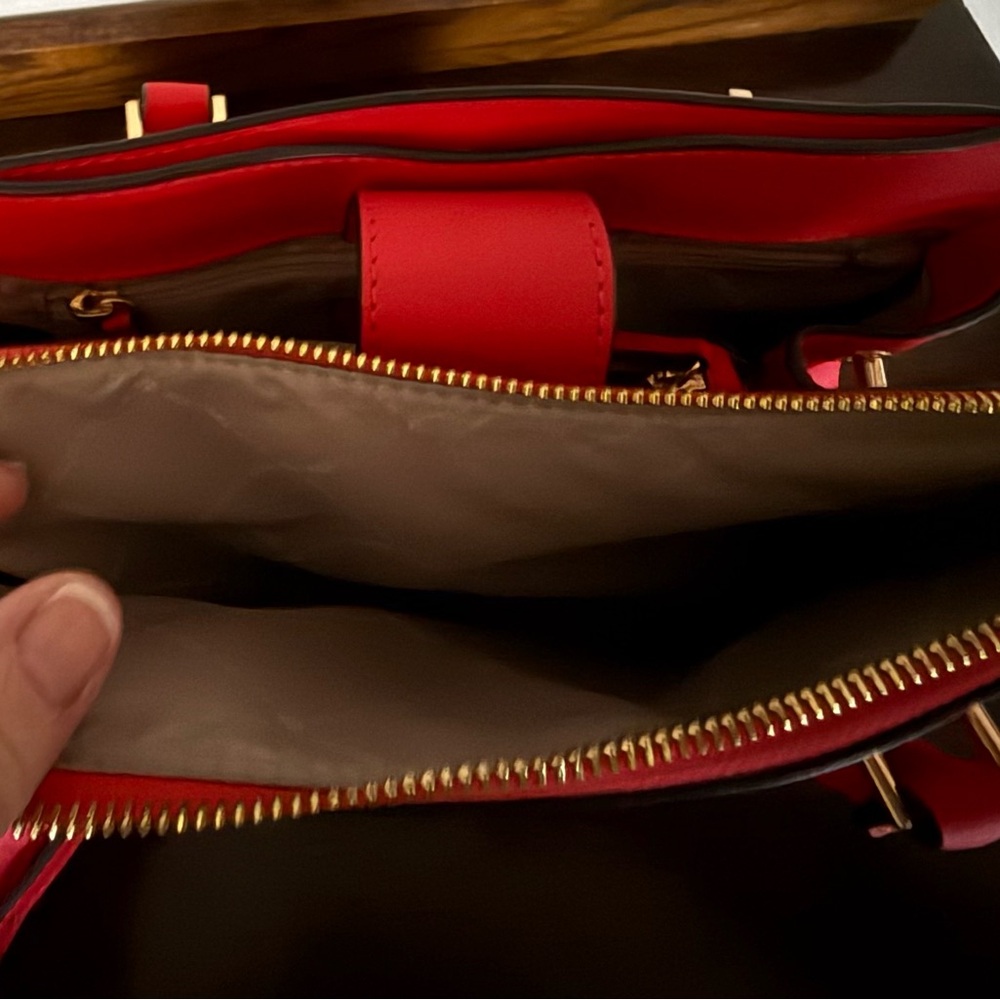 Michael Kors Vibrant Red Crossbody Bag - Picture 7 of 10